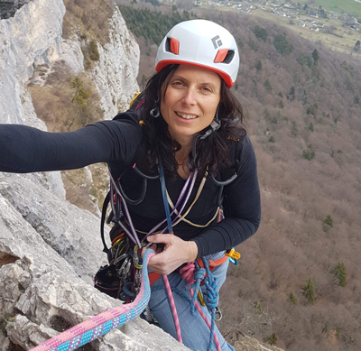 Céline Philippe, BE escalade, canyon, via ferrata
